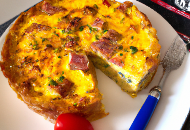 Quiche lorraine en soufflé