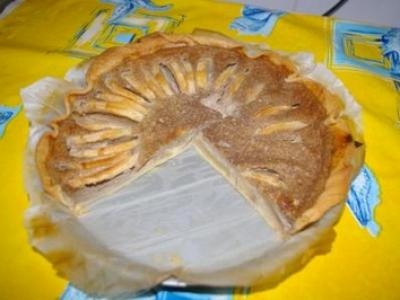 Tarte au pommes à l'alsacienne