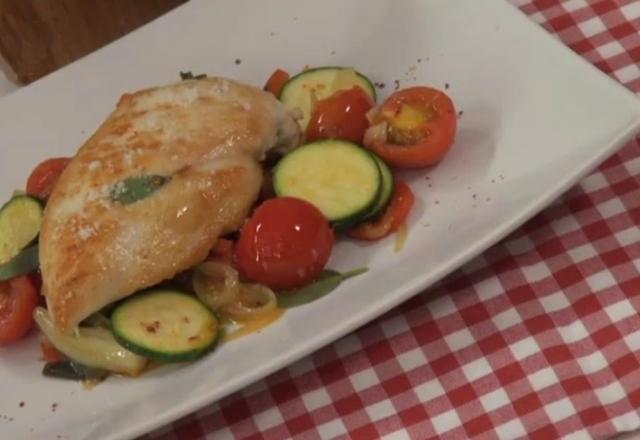 Escalope de poulet à la méditerranéenne