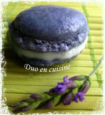 Macarons à la lavande