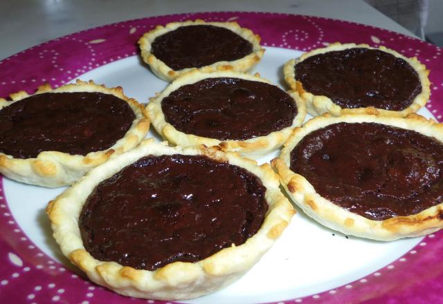 Tartelettes Feuilletées au chocolat