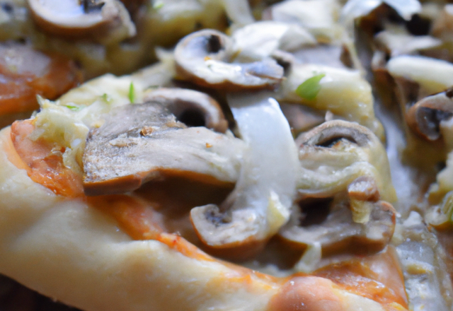 Pizza aux champignons