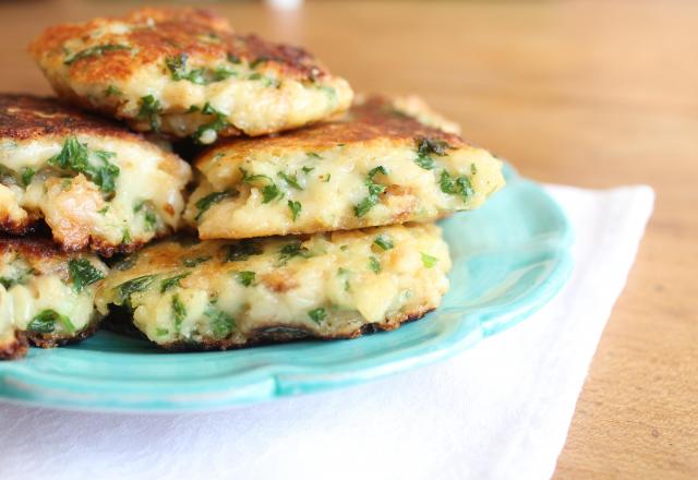 Croquettes de pain au comté et au persil