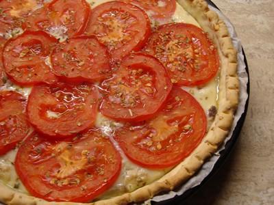 Tarte au thon et tomates toute simple