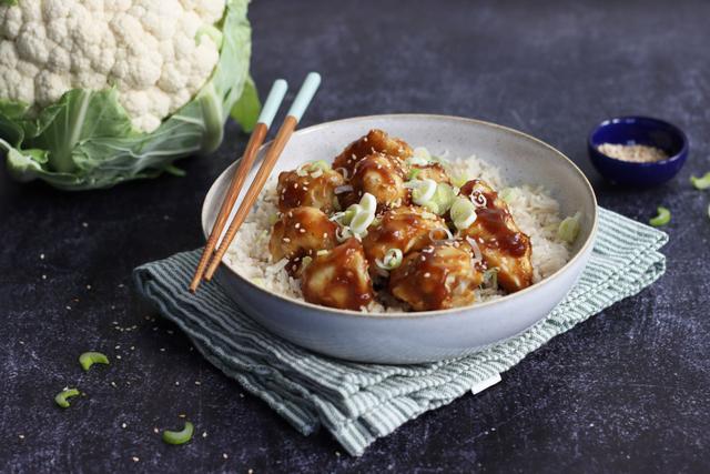 Chou-fleur caramélisé à la sauce asiatique. 750g