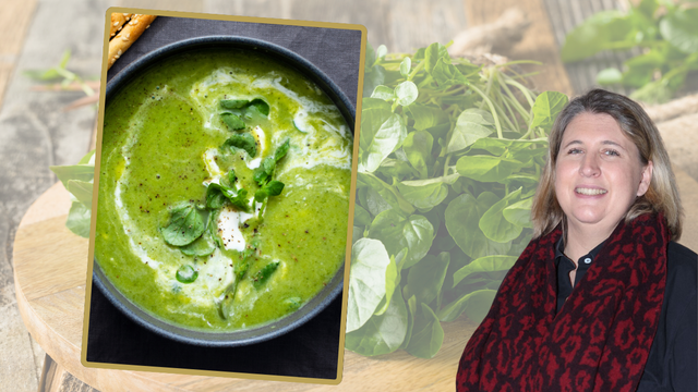 “J’ai une passion pour cela et c’est de saison” : Stéphanie Le Quellec partage son ingrédient secret pour sublimer la soupe de cresson, un plat peu cher et plein de saveur !