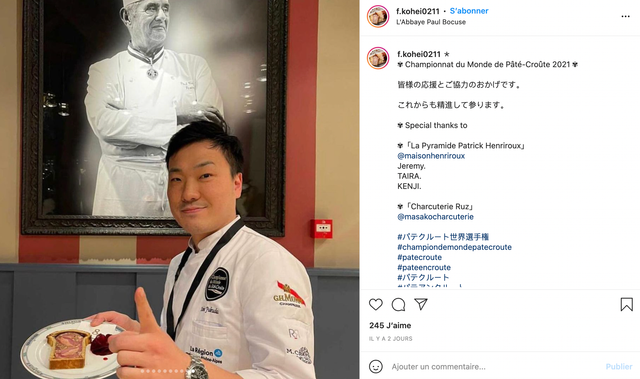 Le champion du pâté en croûte est… - Instagram 