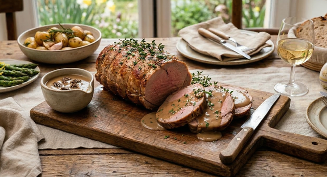 Le rôti de veau aux morilles : l'alternative de saison pour le plat de Pâques