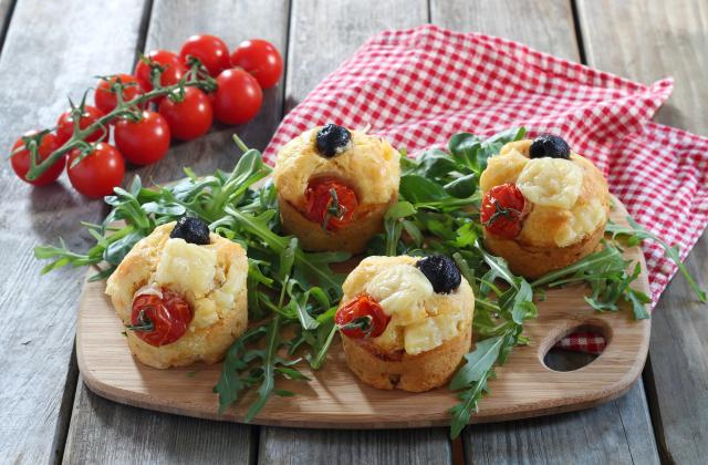 Muffins façon pizza. Nadia Paprikas
