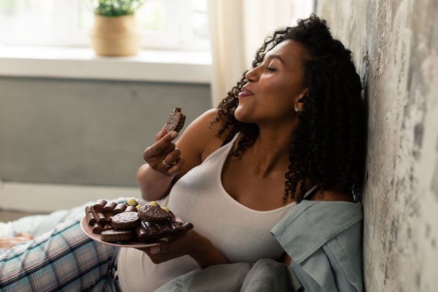 Pendant la grossesse, on écoute nos envies