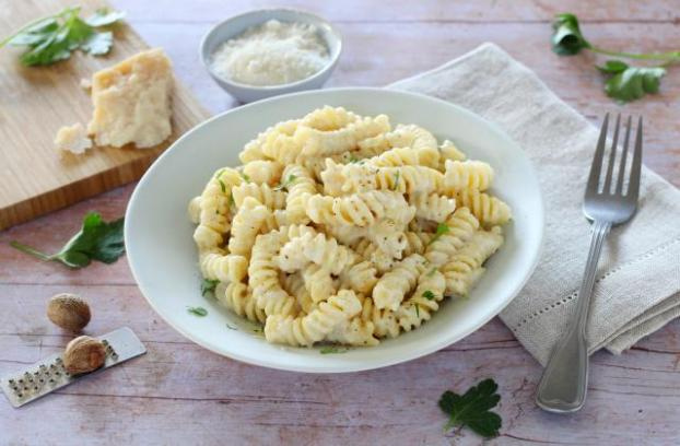 Pâtes aux 4 fromages. Silvia Santucci