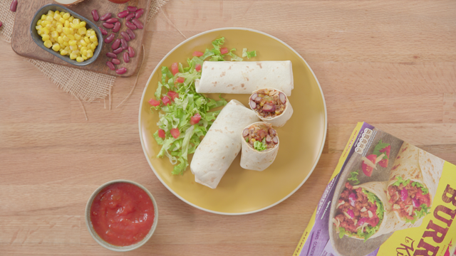 Burritos végétariens par Old El Paso.