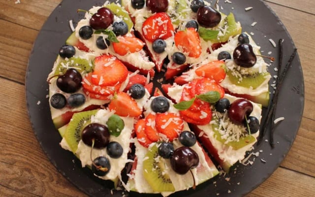 Pizza pastèque aux fruits est parfaite : notre recette tout en fraîcheur pour l’été !