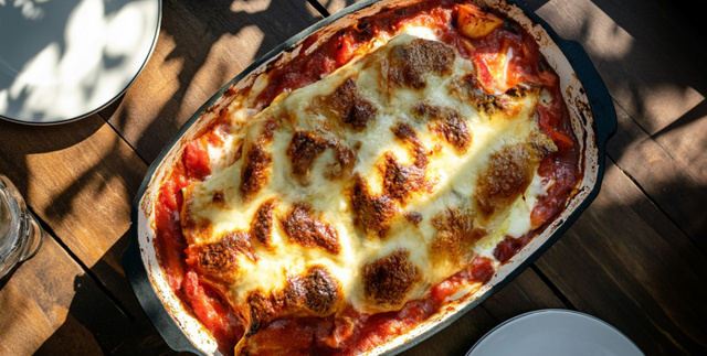 Profitez encore des beaux jours avec notre recette de gratin de crozets aux légumes d’été !