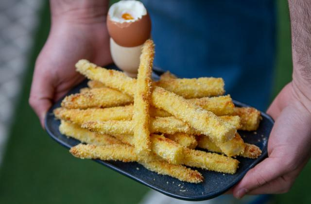 Asperges panées au parmesan. 750g