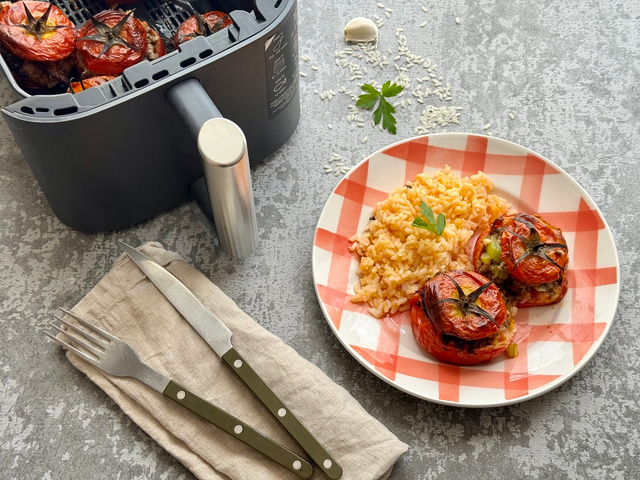 Tomates farcies : cette recette au Air Fryer permet de gagner du temps à la cuisson