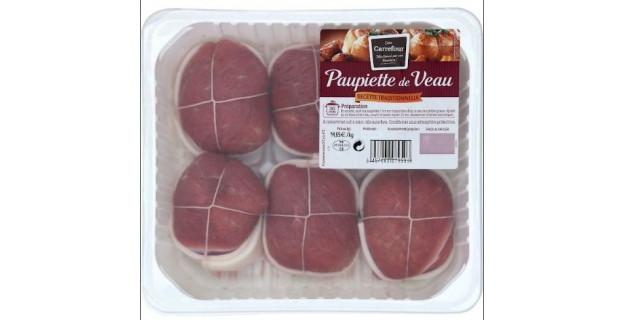 Rappel produit : ces paupiettes de veau de la marque Carrefour sont contaminées par des salmonelles