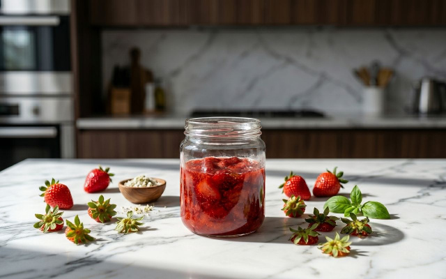 La technique du chef Thibaut Spiwack pour utiliser les queues de fraises en cuisine