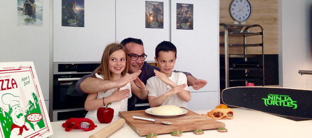 Des pizzas tortues pour la sortie du film Tortue Ninja 2