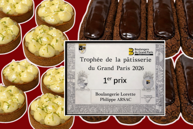 Avec son éclair au chocolat et sa tarte au citron, cette adresse remporte le Trophée de la meilleure pâtisserie du Grand Paris 2026