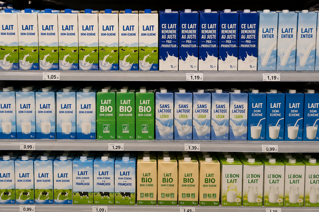 Toute la France concernée par un nouveau rappel produit sur des lots de briques de lait