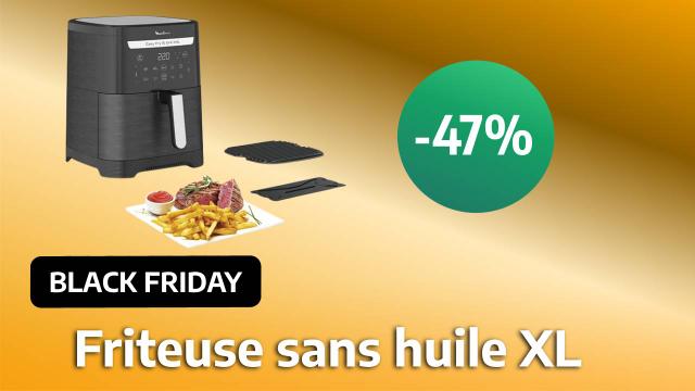 Cette friteuse sans huile XXL Moulinex à un prix exceptionnel pour le Black Friday : une remise de 47% !