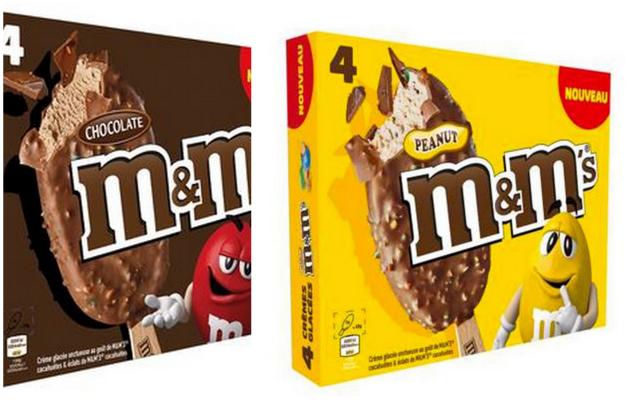 Le bâtonnet glacé M&M’s a débarqué