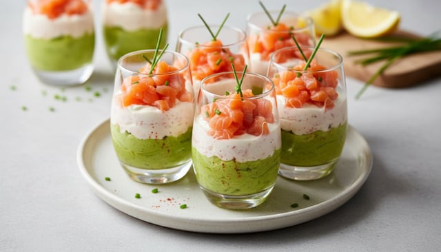 10 idées recettes de verrines de Noël salées, faciles et pas chères pour les fêtes