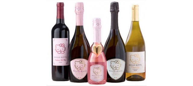 Apéro trop mignon avec les vins Hello Kitty