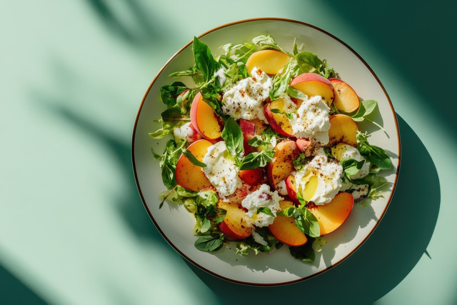 “Cette salade c’est vraiment une valeur sûre pour l’été” : testez le combo nectarine et mozzarella avec cette recette estivale !