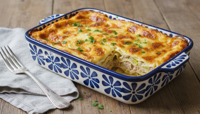 Ces lasagnes au thon et poireaux vont détrôner la bolognaise