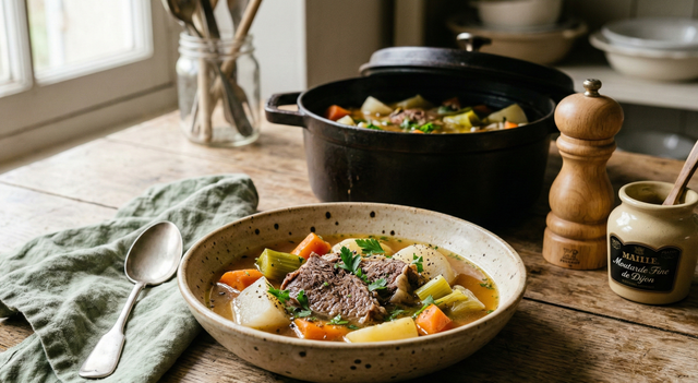 Pot-au-feu : le secret de Carinne Teyssandier pour éviter un bouillon pâle et sans goût
