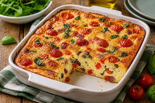 Plus léger qu'un gratin, plus réconfortant qu'une salade : ce flan soufflé aux légumes est le dîner parfait de l'été