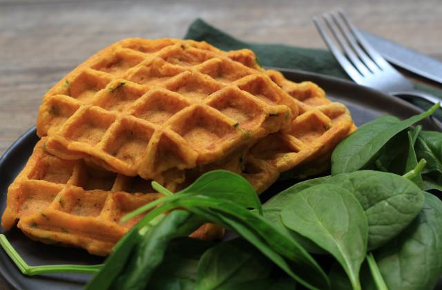 Gaufres à la patate douce. Nadia Paprikas