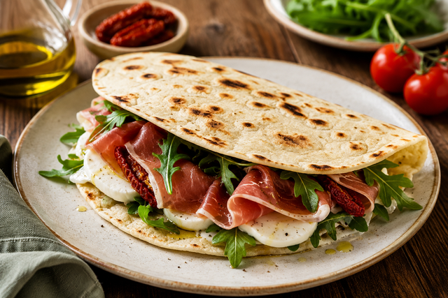 Connaissez-vous la Piadina italienne ? Ce sandwich express à la poêle qui va détrôner le traditionnel croque-monsieur pour l’été