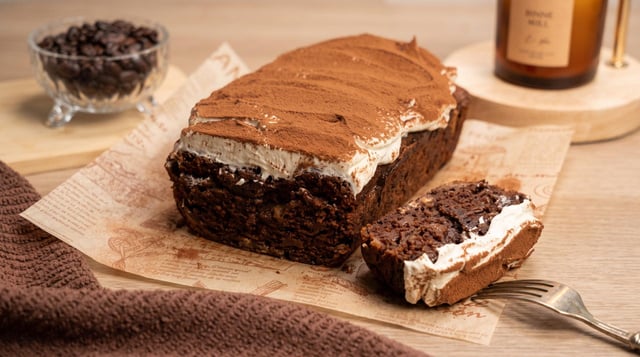 Plus besoin de choisir avec cette recette magique de banana bread façon tiramisu