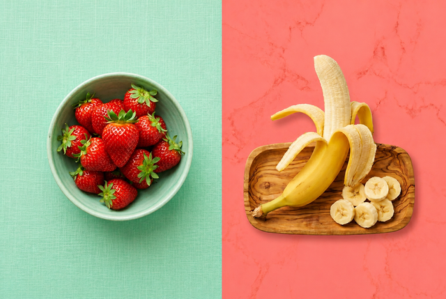 Fraise ou banane : quel fruit est le meilleur pour la glycémie et l'énergie ?