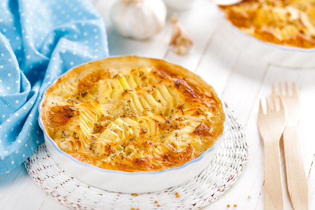 Recette de tarte à la cancoillotte jambon et pommes de terre :  une idée généreuse et réconfortante pour le dîner