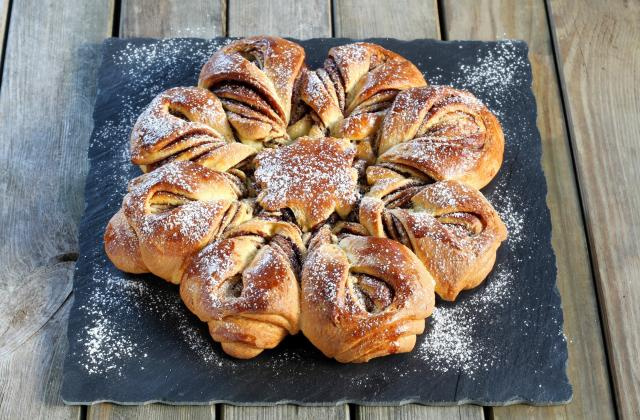 Brioche flocon au Nutella. Silvia Santucci