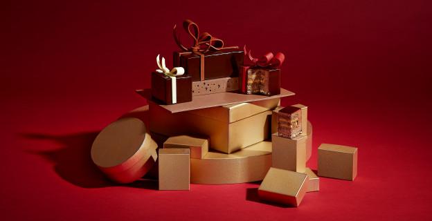 Bûche de noël par La maison du chocolat. ©Thomas Dhellemmes 