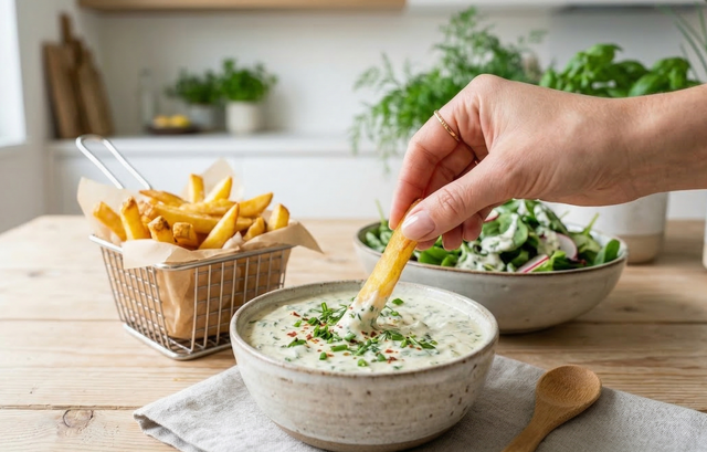 Pour changer de la mayo : la recette de cette sauce incontournable pour vos salades et vos frites