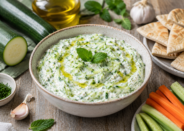 Tzatziki de courgettes : la variante ultra-fraîche prête en 5 minutes chrono que vous allez adopter tout l'été !