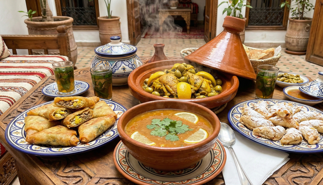 5 idées de repas pour le menu du Ramadan 2026 : des bricks en entrée jusqu'aux traditionnelles corne de gazelle en dessert