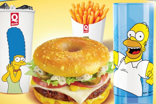 Quick vient de lancer un incroyable donut burger et les fans des Simpson vont s'arracher ce menu