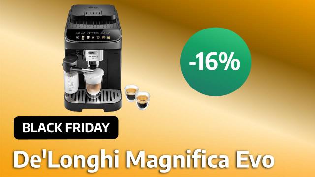 Black Friday Week : profitez d'une offre imbattable sur la Machine à café grain De'Longhi Magnifica Evo !