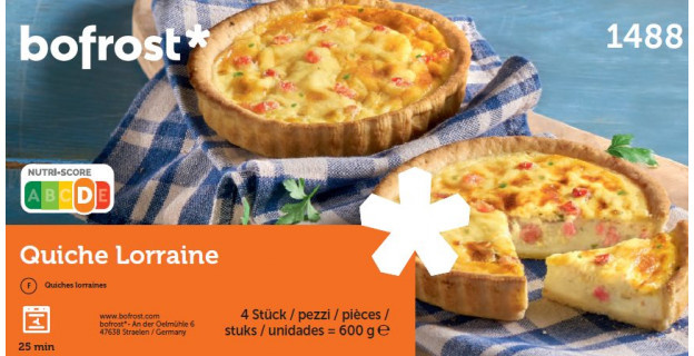 Rappel produit : ces quiches lorraines surgelées peuvent contenir des morceaux de plastique !