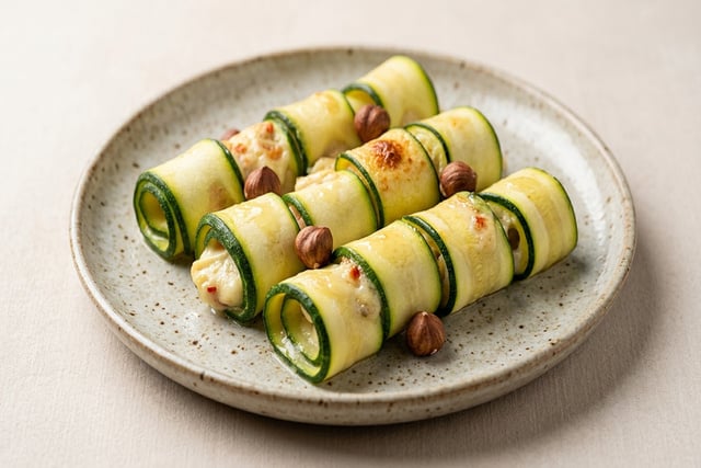 Prêts en 10 minutes et sans allumer le four : ces roulés frais aux courgettes vont voler la vedette à vos apéros d'été