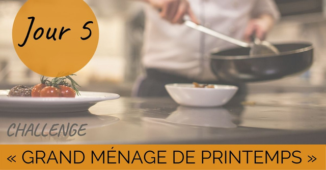 Challenge "Grand ménage de printemps" Jour 5 : le sol, les vitres, le plan de travail