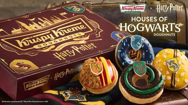 Harry Potter x Krispy Kreme : découvrez votre maison grâce à un “Choixpeau donut” spécial en édition limitée