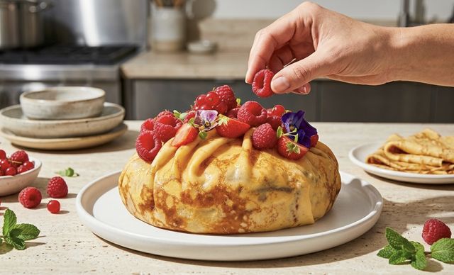 Courchevel : découvrez cet incroyable gâteau rétro préparé avec de simples crêpes !